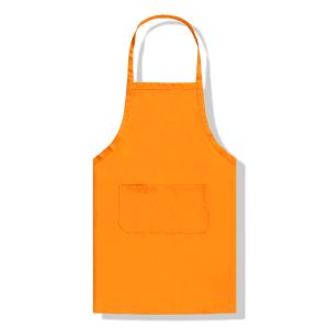China Adults Professional Chef Aprons Length 72cm Restaurant Aprons With Pockets wholesale
