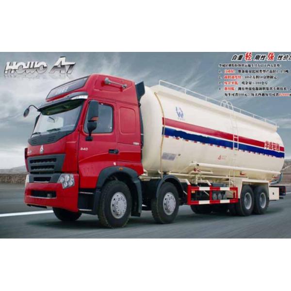 A7 Bulk Cement Transport Trucks 371HP 12 Wheels LHD 36-45CBM ZZ1317N4667N1