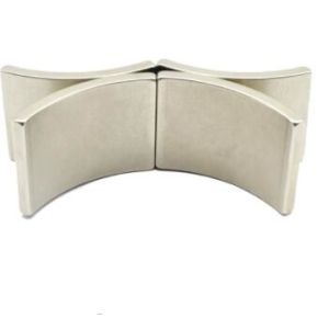 China HSMAG Customized Permanent Magnet ISO9001 Arc Laminated Segment Magnets on sale