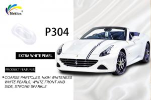 China SGS Harmless Pearl White Automotive Paint , Glossy Pearl White Spray Paint For Car wholesale
