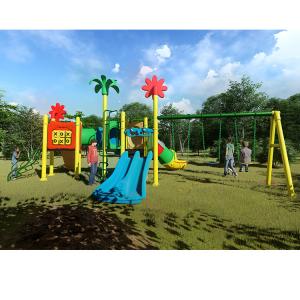 China YST Large Plastic Slide Children Toys Games Kids Outdoor Playground Equipment wholesale