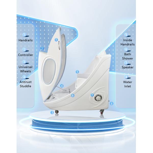 200W Anti Aging Deluxe Sauna Spa Jet Capsule Infrared Spa Capsule For Body Massage