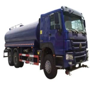 China Stainless Steel Tank SINOTRUK Round Shape 6x4 8x4 LHD Milk Transport Truck With Sprinkler Equipment wholesale