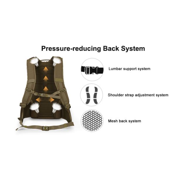 Hiking Camping Backpack 40L, Lightweight Rucksack Men Women Outdoor Sport Trekking Traveling Daypack