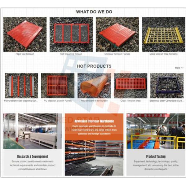 ASTM Vibrating Screen Mesh For Quarry And Aggregate