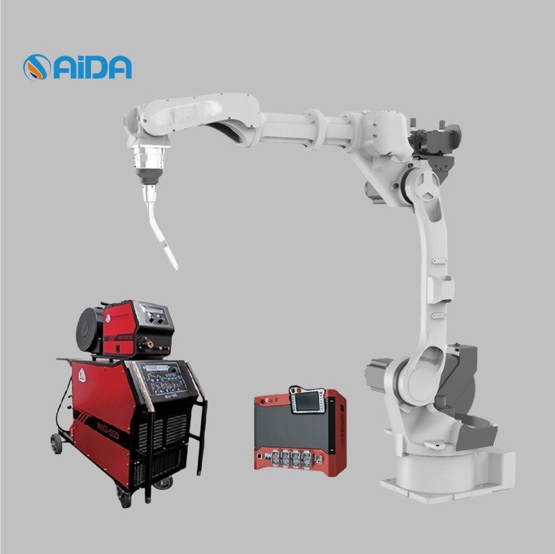 China New Arrival 6-Axis Drag Industrial Welder Robotic Welding Robot System work station wholesale