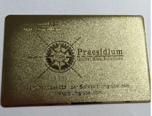 China Frosted gold gift cards printing wholesale