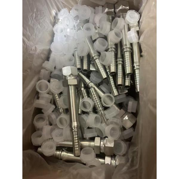 Threaded Bsp Hydraulic Hose Fittings Stainless Steel Male Female Quick Couplers For Different Size From 1/4'' Straight 45° 90° To 1 Inch