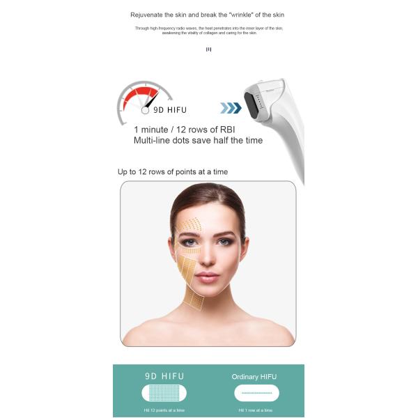 Facial HIFU Slimming Machine 9D Skin Tightening Liposonic Weight Loss