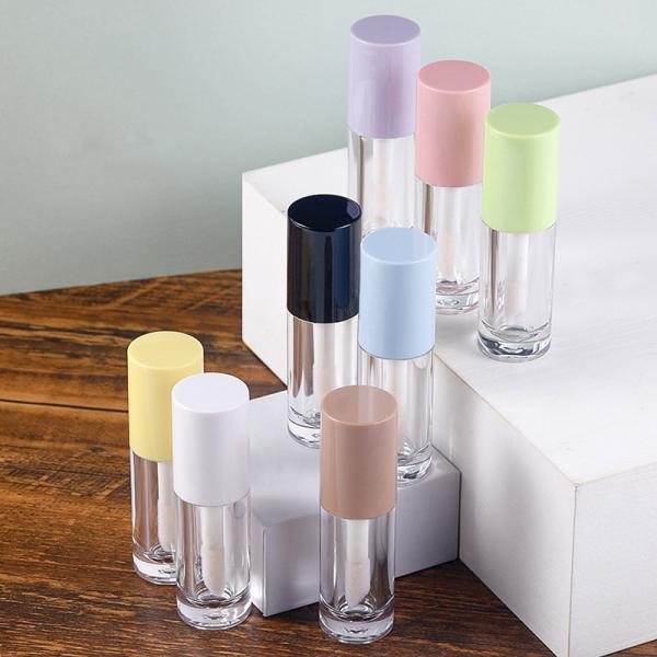 Custom Logo 6ml Empty Lip Gloss Tube Private Label With Big Wand