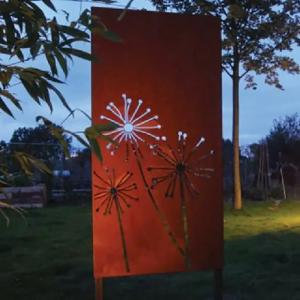 China Custom Outdoor Anti Rust Corten Fence Panels Laser Cut For Wall Art wholesale