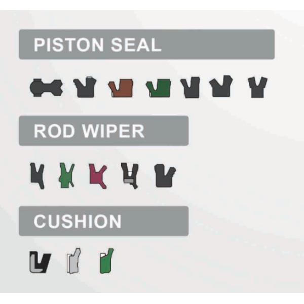 Fkm Viton Two Way Air Cylinder Piston Seals Fluoride Sealing Sakagami PSD 20x14x2.2