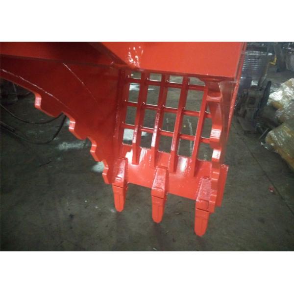Excavator Grapple Hydraulic Bucket Thumb Grapple With Grating Bucket