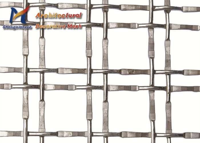 China 2.0mm Ceiling Architectural Woven Wire Mesh Electrolytic Polishing wholesale