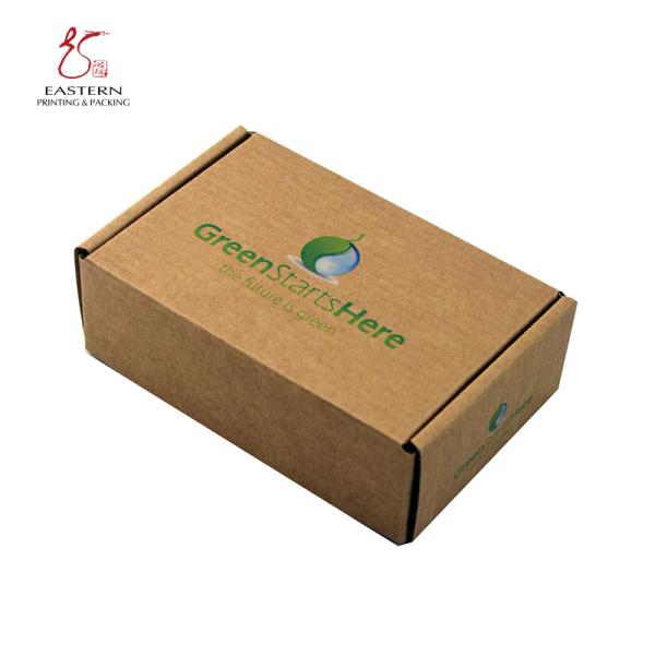 Stamping Corrugated Cardboard Shipping Boxes Biodegradable Custom Mailer Boxes