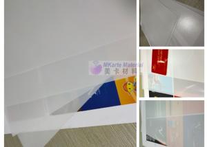 China Offset Printable Clear Polycarbonate PC Plastic Core Sheet For Contactless IC Cards wholesale