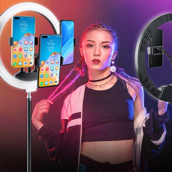 OEM Studio Photo Selfie Makeup Camera Ring Fill Light LED Circle Ring Light With Foldable Tripod Stand