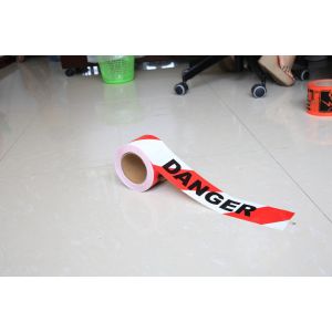 China Customized Caution Sign Tape , Detectable Caution Barrier Warning Tape wholesale