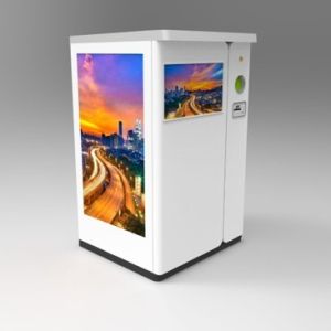 Buy cheap Bottle 27" Touch Screen PET Bottle Reverse Vending Machine For Train Station from wholesalers