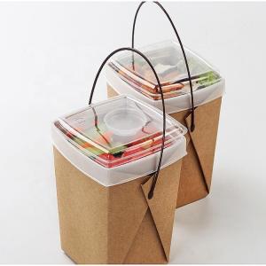 China Customized Disposable Takeaway Packaging Boxes Cup Shaped Noodle Packaging Boxes wholesale