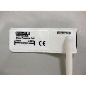 Non Woven Non Invasive Blood Pressure Cuff With One Tube Inside TPU Bladder