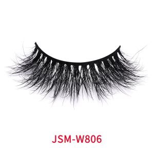 China Handmade Craft EMC 3D Faux Mink Lashes With Clear Band wholesale