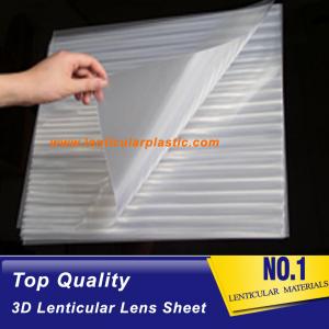 China 100 lpi 3D lenticular sheet 0.35mm PP PET material 3d flip plastic lenticular sheet for 3D lenticular card printing wholesale