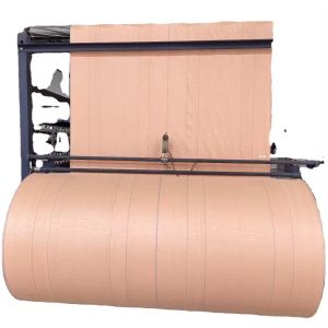 China Stripe Polypropylene Woven Fabric , Plastic PP Woven Sack Fabric Roll wholesale