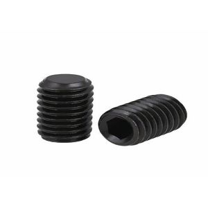 China Carbon Steel Zinc Plated  Black GR2 GR5 Hex Socket Flat Coine Cup Dog Ball Point Set Screw DIN913 on sale