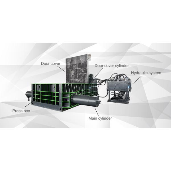 250kg Hydraulic Baling Press CE ISO 380v Scrap Baler Machine