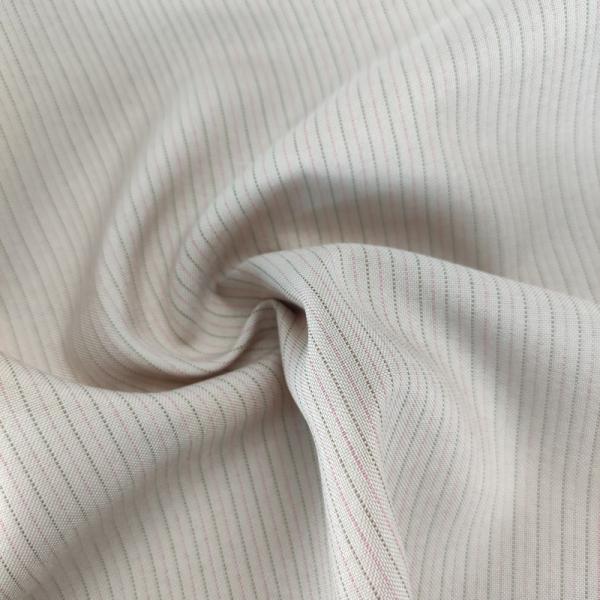 Medium Weight Suit and Workwear Fabric Polyester Cotton Like Dyed Yarn Stripe Fabric