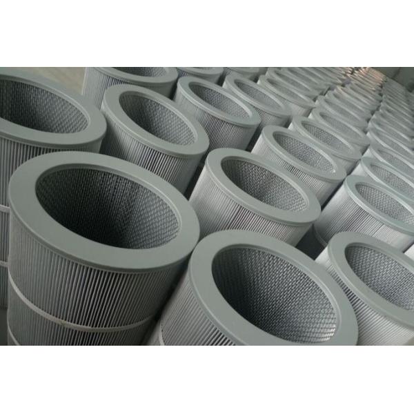 Synthetic Fiber Industrial Air Filter Cartridges 0.1 micron Polyester Antistatic
