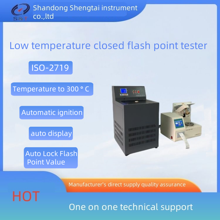 China ISO2719 Low Temperature Closed Flash Point Tester Compressor Refrigeration wholesale