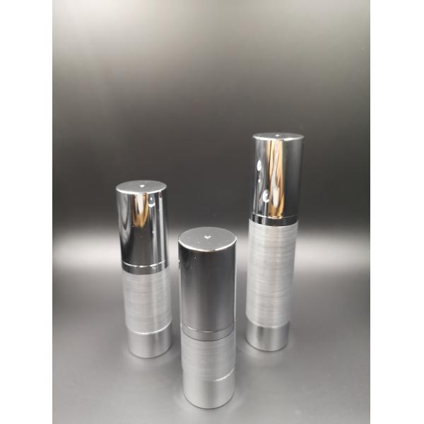 whosale empty black acrylic airless pump bottle 30ml matte frosted finish plastic cosmetic packaging bottle