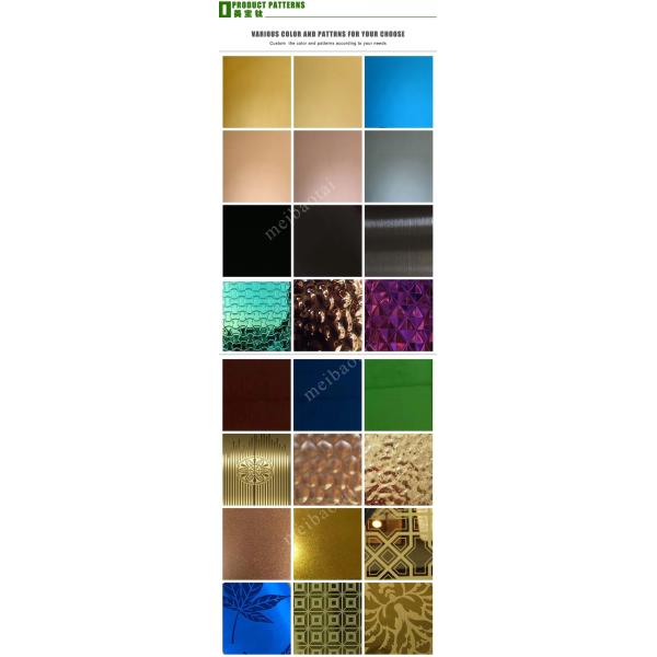 Cold Rolled 430 Embossed Stainless Steel Sheet Mill Edge