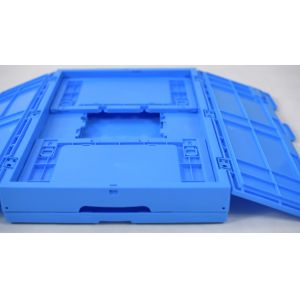 China Collapsible plastic container stackable turnover plastic box storage wholesale