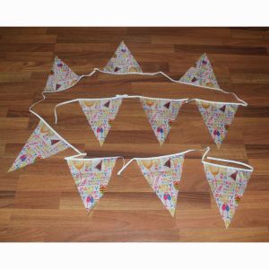 China Party Triangle Flag Bunting &quot;The Party Is Here&quot; wholesale