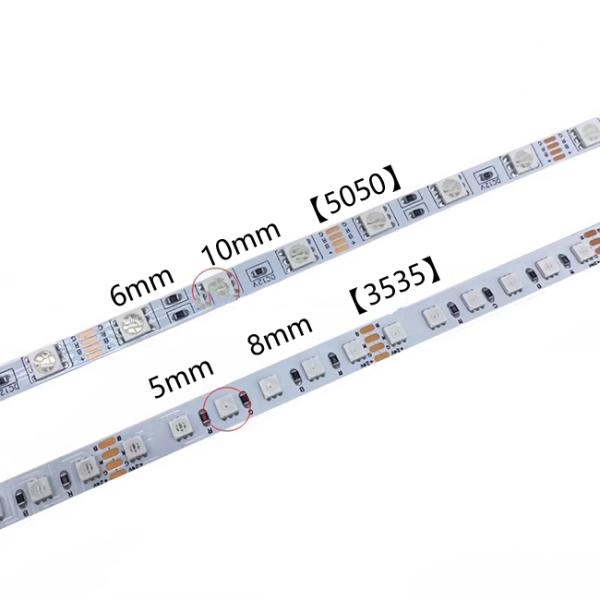 Ultra Narrow LED Strip Light , 24V SMD 3535 LED Strip Color Changing