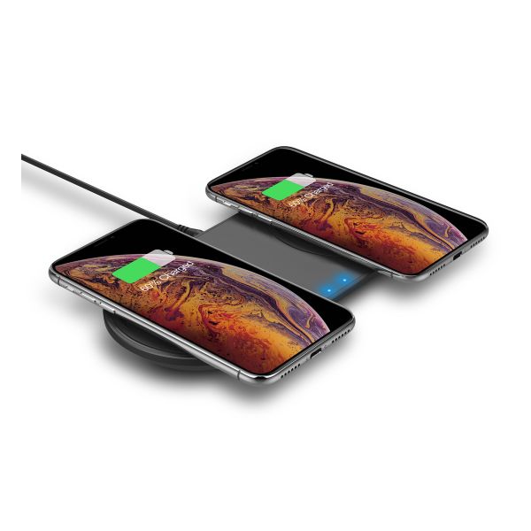 DC 5.0 Jack Wireless Charging Dual Pad Qi Certified Fast Charge