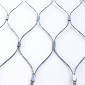 China Zoo Animal Cages Protective Stainless Steel Wire Rope Mesh Anti Corrosion wholesale