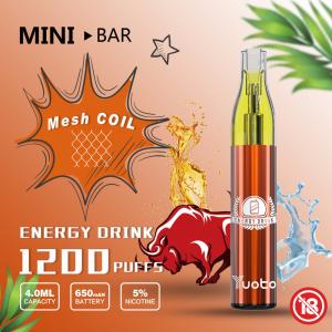 China Yuoto Energy Drink Vape Disposable with built in 650mAh battery wholesale