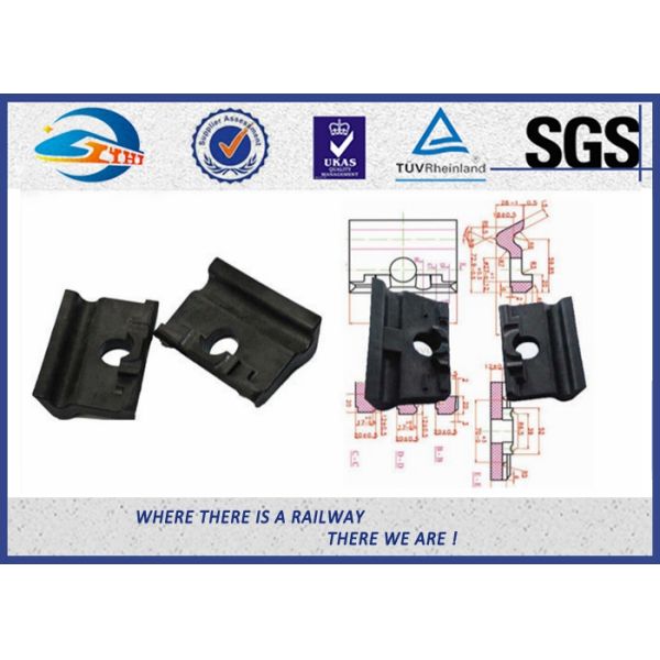 Reinforced Nylon 66 Rail Insulator Angle Guide Plate Different Colors