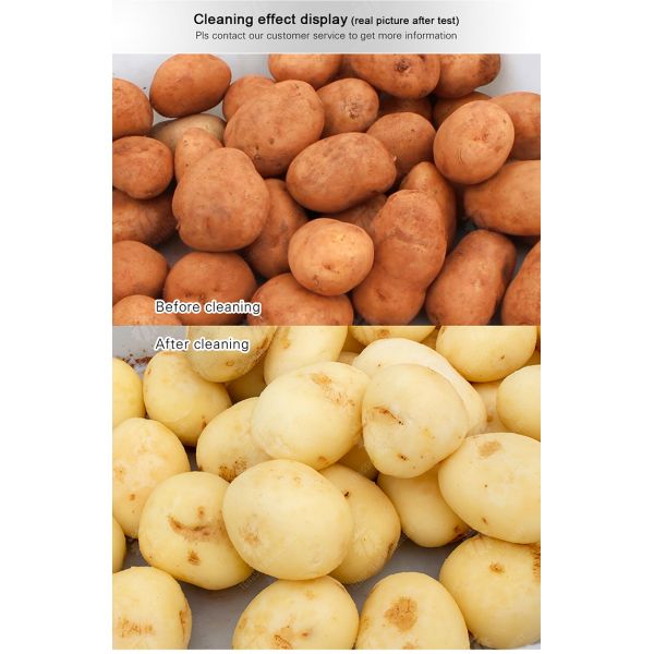 1.5kw Commercial Food Processor Machine Automatic Electric Potato Peeler