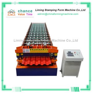 China 5.5kw Roof Panel Roll Forming Machine , 440v Aluminium Roofing Sheet Making Machine wholesale