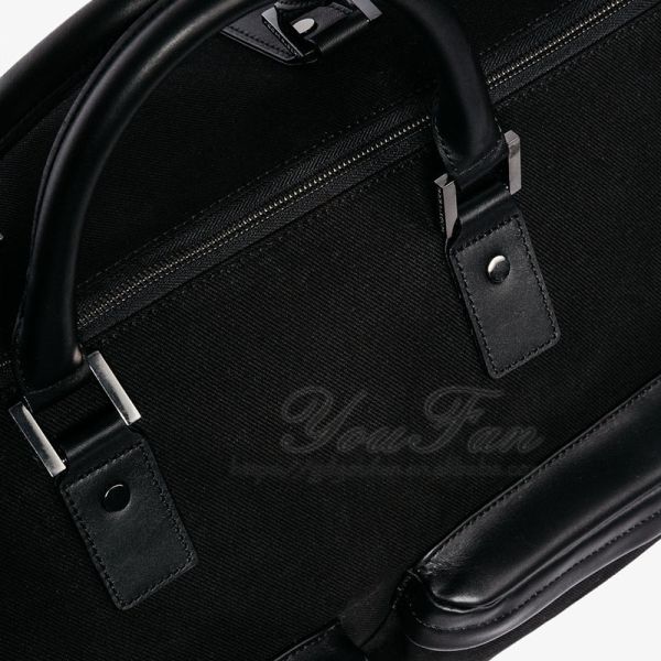 High End Travel Garment Bag , Waxed Canvas Weekender Garment Duffel Bag