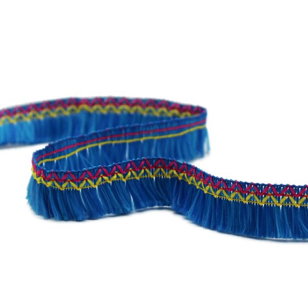 KJ20003 2cm Ployester Hat Garment Tassel Fringe Trim