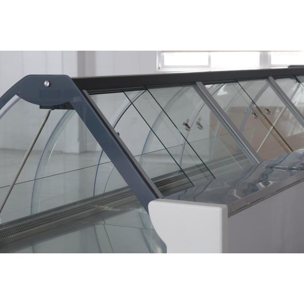 Fresh Meat Deli Display Refrigerator 1250mm Length Fridge Case Cabinet