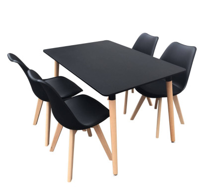 Quality Robustness 0.16CBM 20.5KGS Solid Wood Dining Room Sets for sale