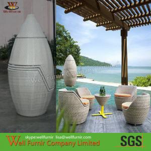 China 5pcs Poolside Stackable Patio Set , Rattan Garden Furniture wholesale
