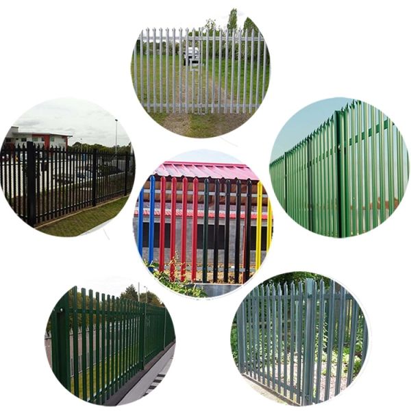 1.2m - 3.6m Palisade Fence Gate , High Security PVC Palisade Fencing